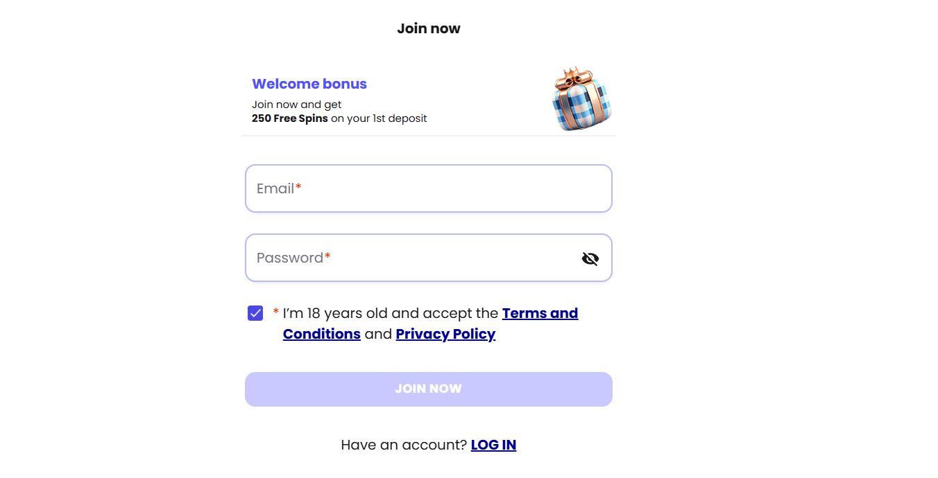 Registration Page